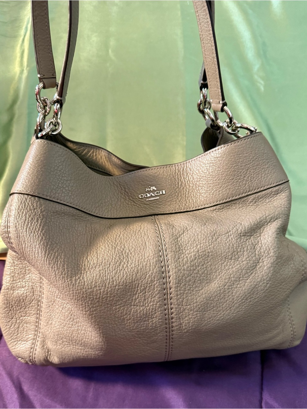 Coach Leather Shoulder Bag
